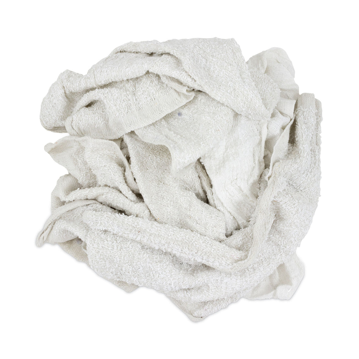 HOSPECO New White Economy Terry Rags, White, 10 lb/Carton (53710)