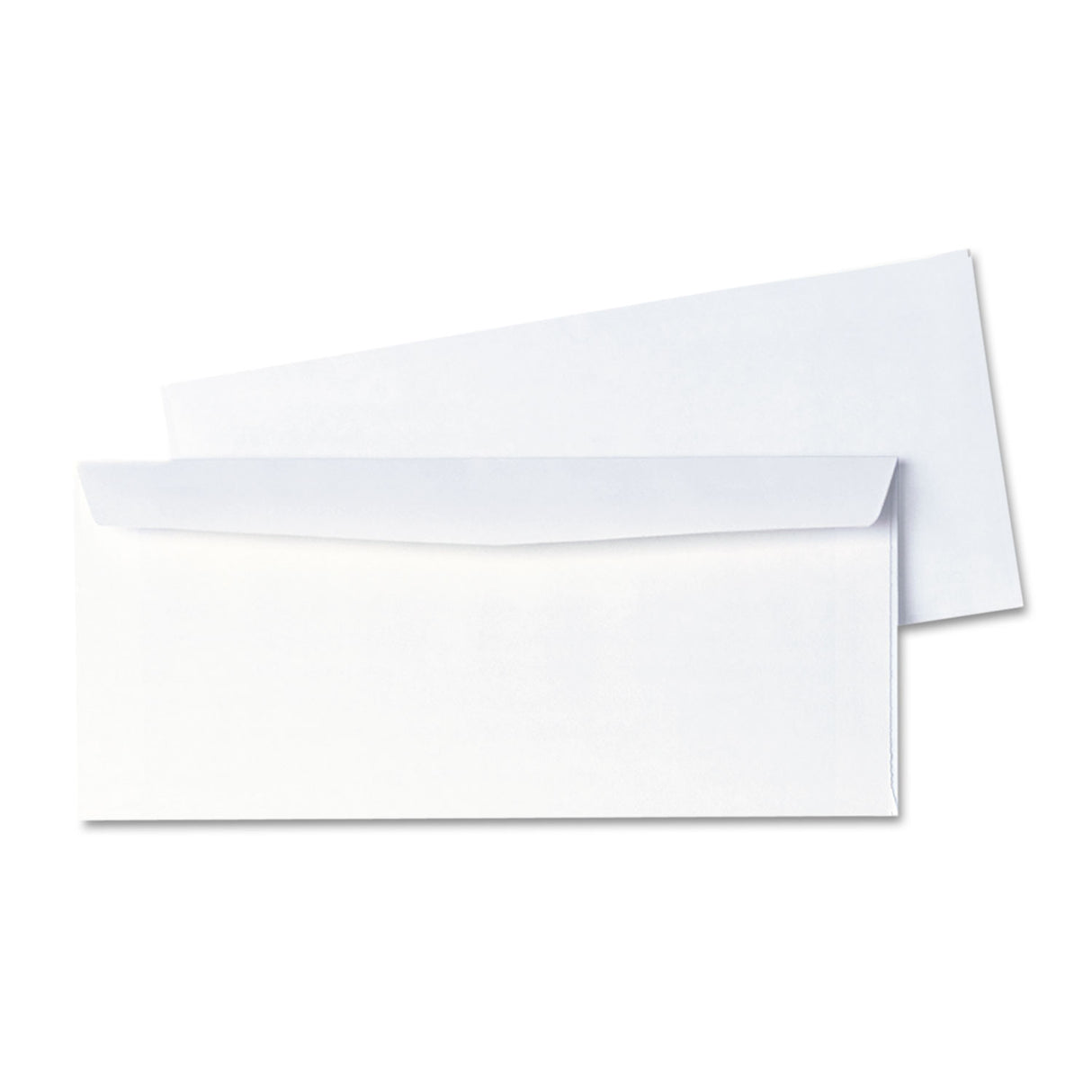 Quality Park Business Envelope, #10, Commercial Flap, Diagonal Seam, Gummed Closure, 24 lb Bond Weight Paper, 4.13 x 9.5, White, 1,000/Box (90020B)