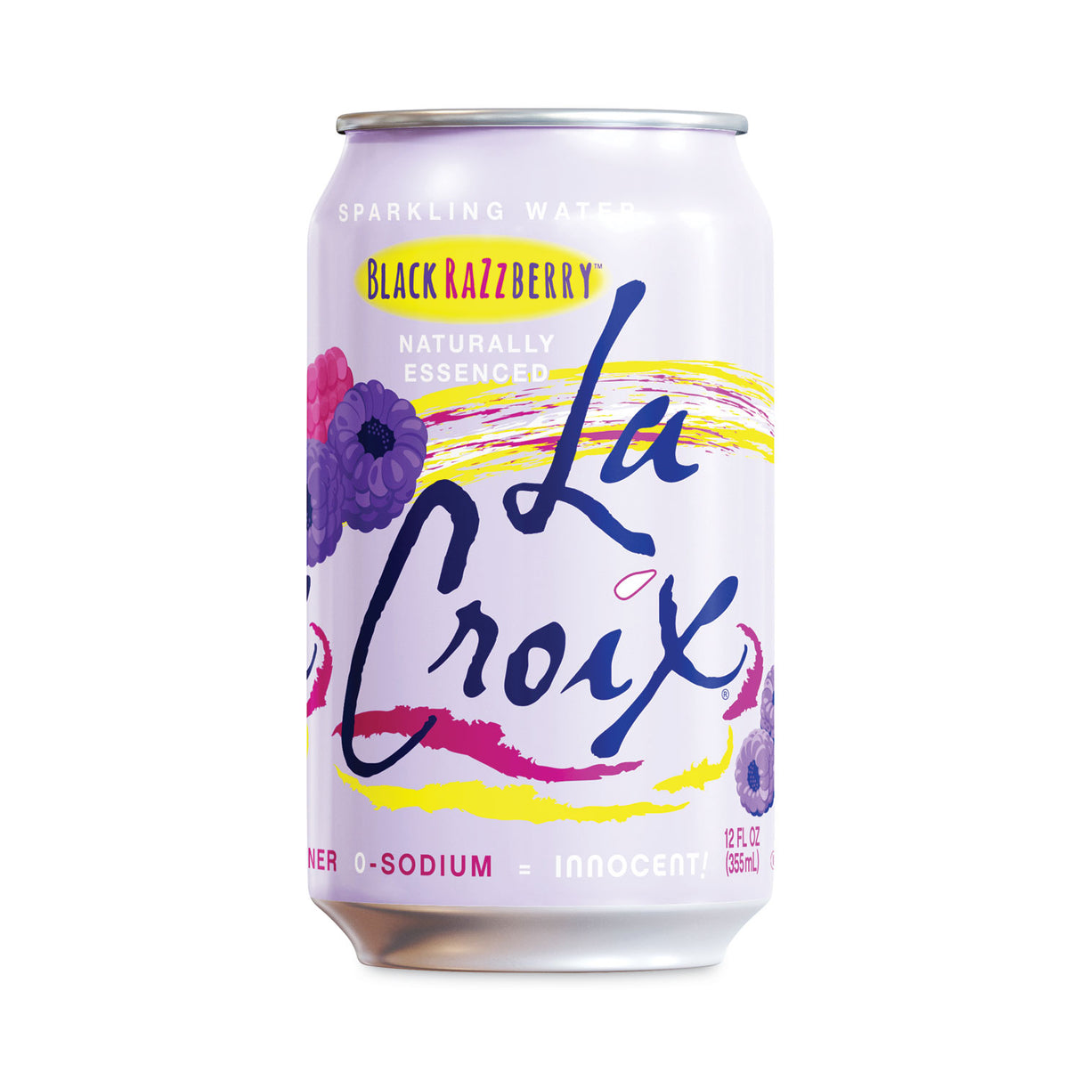 LaCroix Sparkling Water, Black Razzberry, 12 oz Can, 12 Cans/Pack, 2 Packs/Carton (NAV40112)