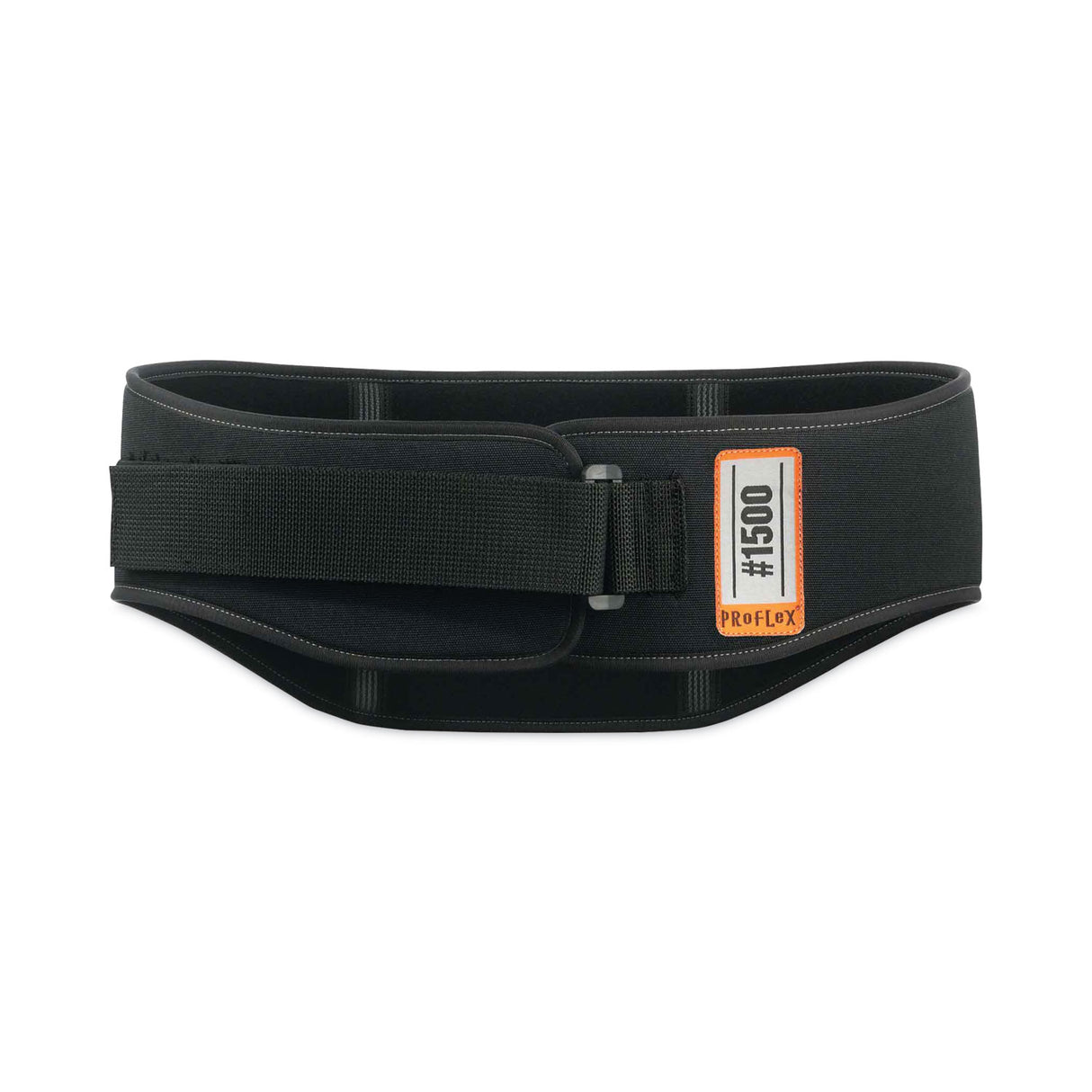 ergodyne ProFlex 1500 Weight Lifters Style Back Support Belt, X-Large, 38" to 42" Waist, Black (11474)
