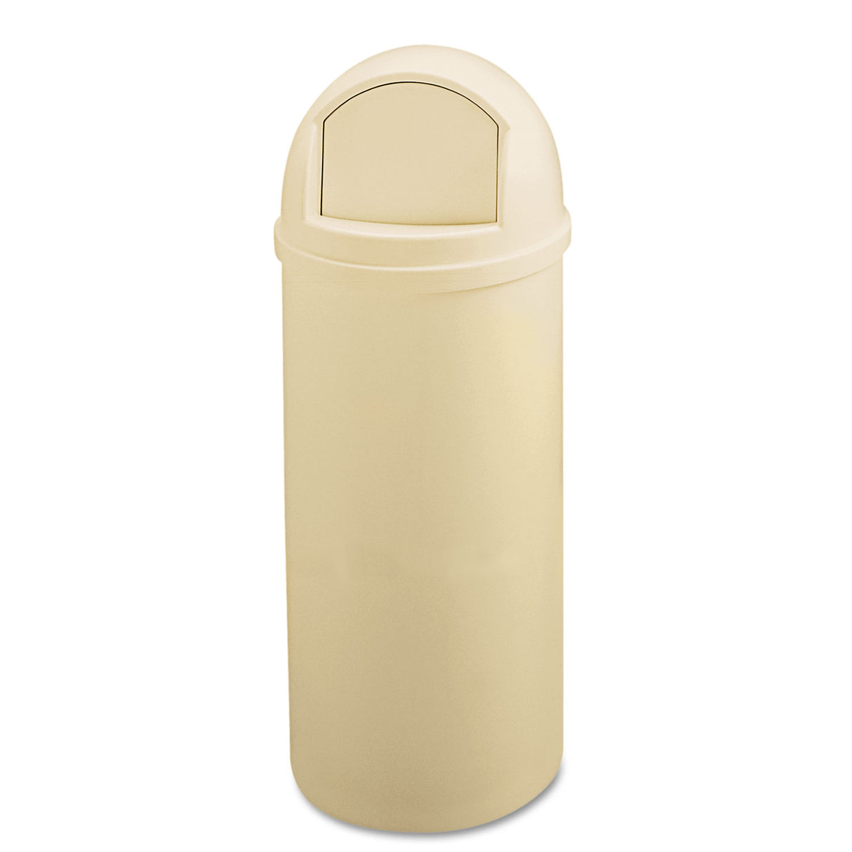 Rubbermaid Commercial Marshal Classic Container, 25 gal, Plastic, Beige (817088BG)
