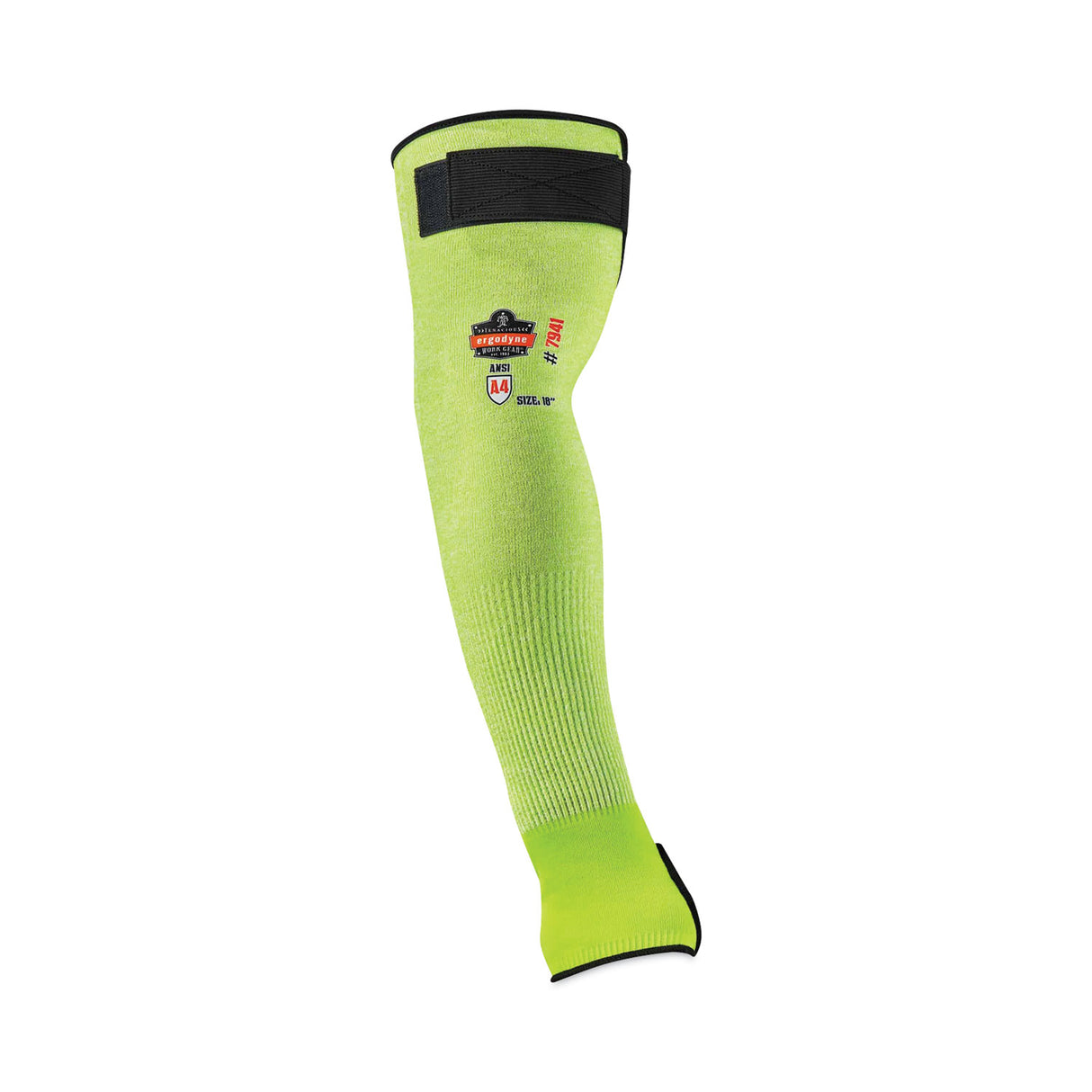ergodyne ProFlex 7941-PR CR Protective Arm Sleeve, 18", Lime, 144 Pairs/Carton (17947)