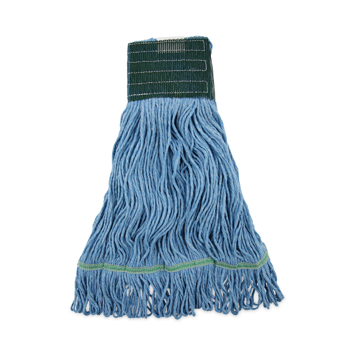 Boardwalk Mop Head, Premium Standard Head, Cotton/Rayon Fiber, Medium, Blue, 12/Carton (BWK402BL)