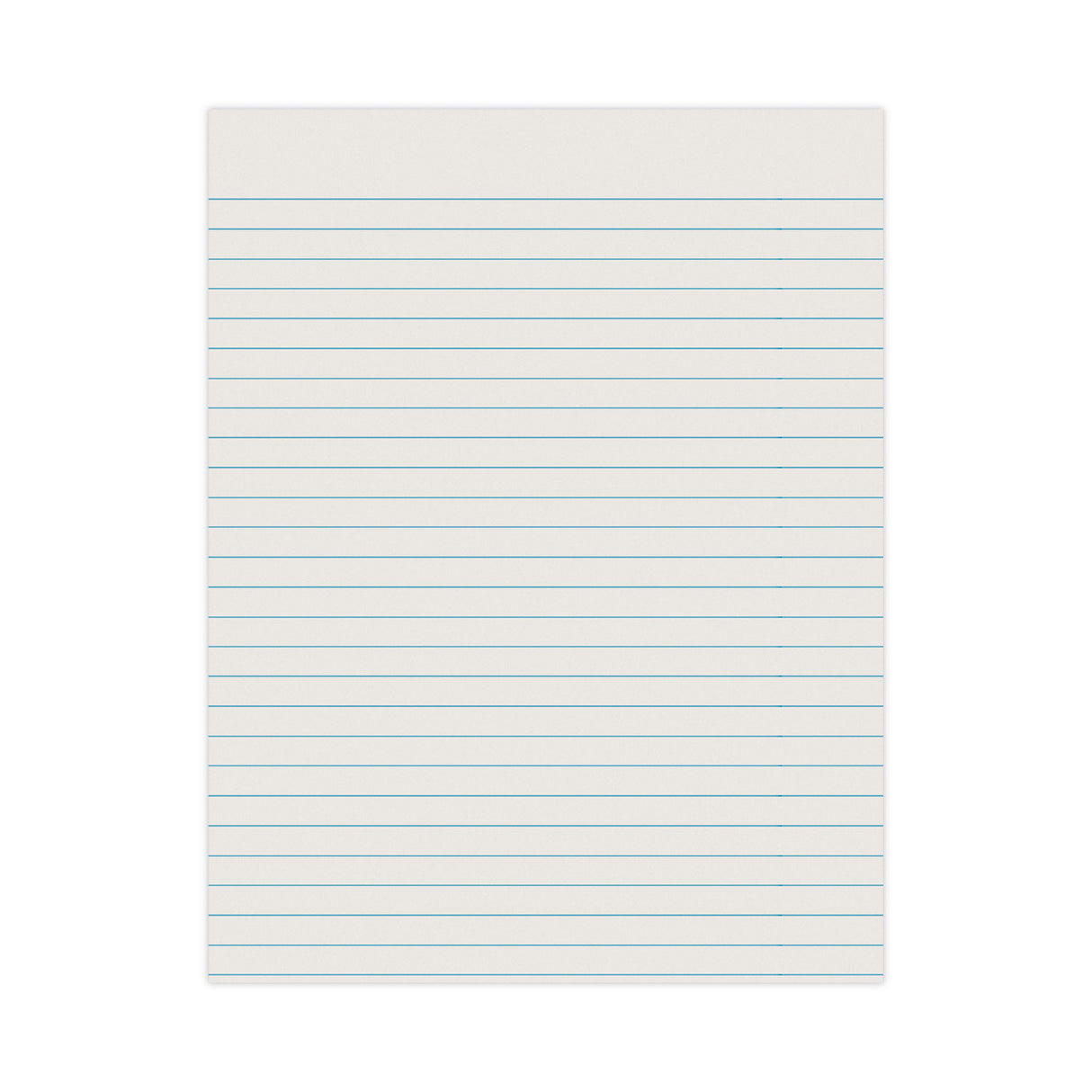 Pacon Ruled Newsprint Paper, 3/8" Short Rule, 8.5 x 11, 500/Pack (2603)