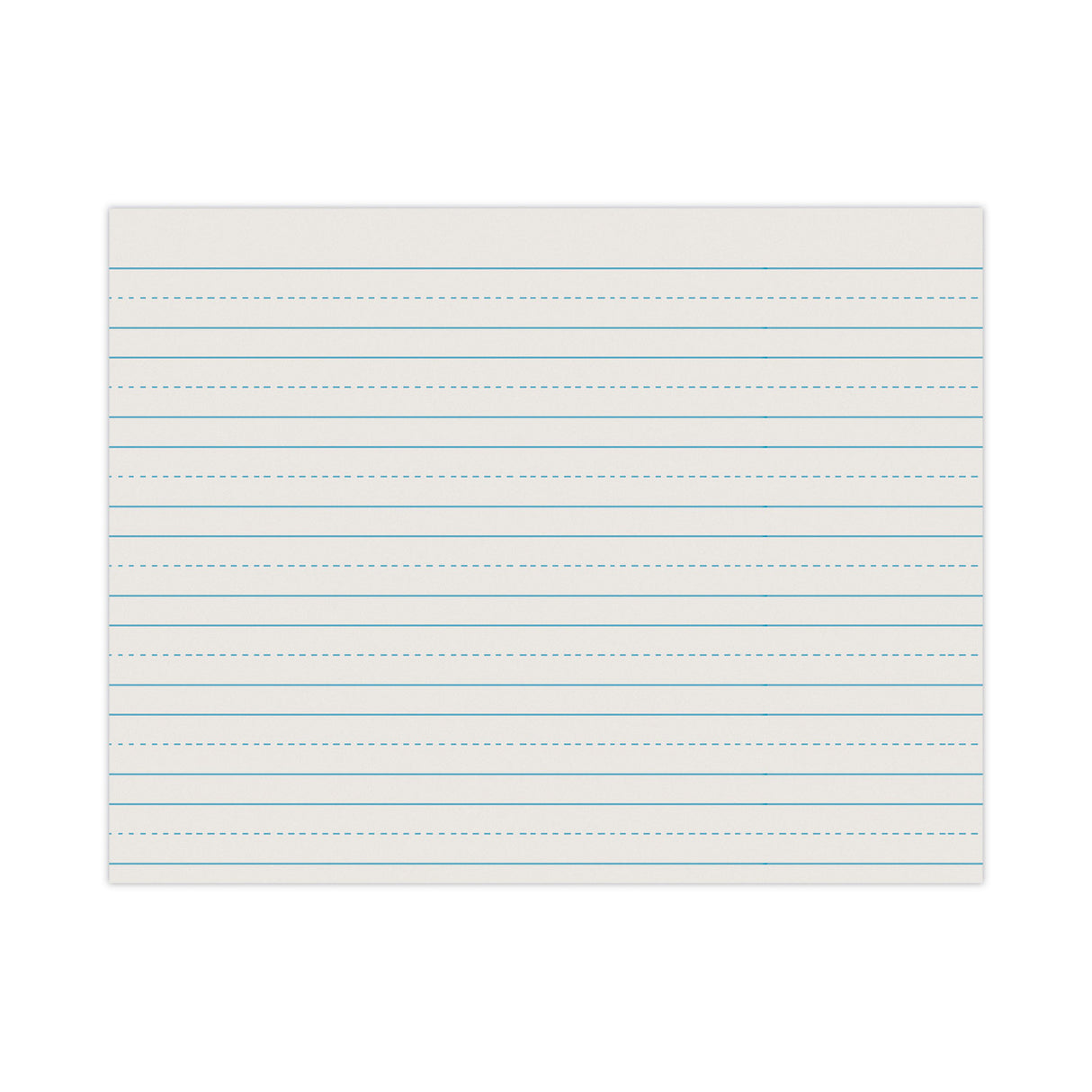 Pacon Skip-A-Line Ruled Newsprint Paper, 3/4" Two-Sided Long Rule, 8.5 x 11, 500/Ream (2635)