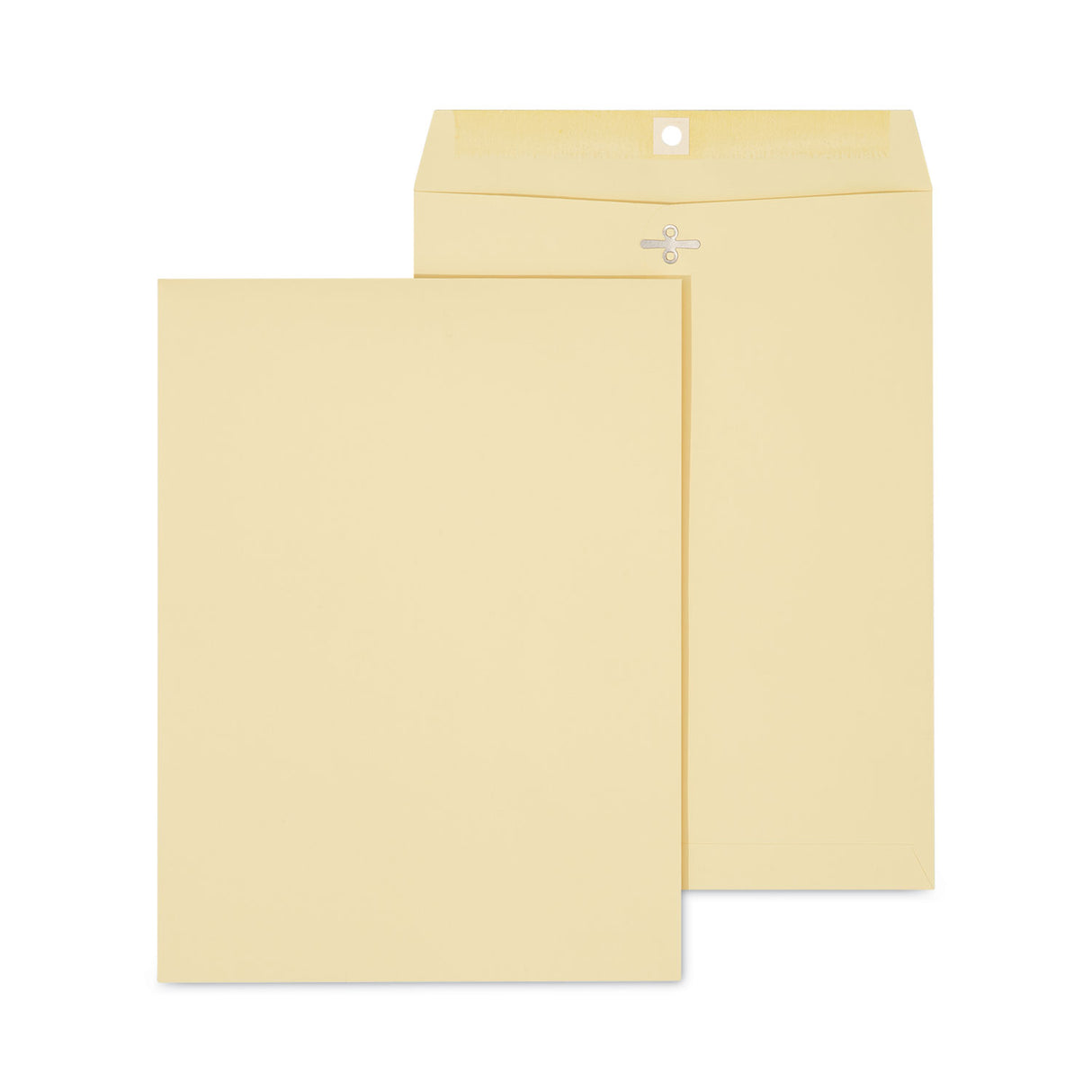 Universal Kraft Clasp Envelope, #10 1/2, Square Flap, Clasp/Gummed Closure, 9 x 12, Brown Kraft, 100/Box (UNV41907)