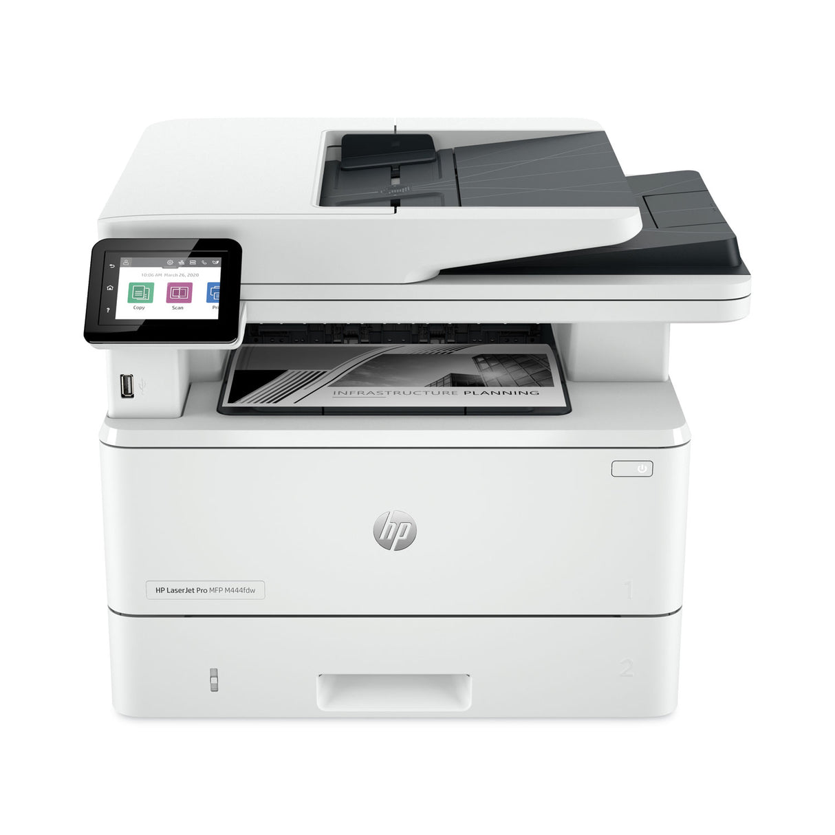 HP LaserJet Pro MFP 4101fdw Multifunction Laser Printer, Copy/Fax/Print/Scan (2Z619F)