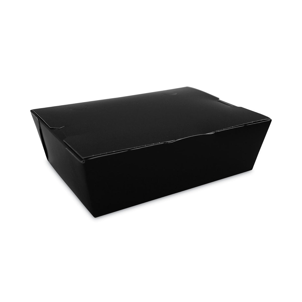 SCT ChampPak Carryout Boxes, 7.75 x 5.5 x 2.5, Black, Paper, 200/Carton (0753)