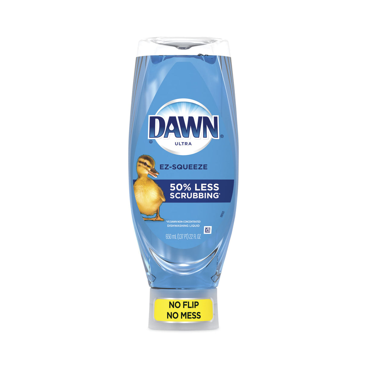 Ultra Liquid Dish Detergent, Dawn Original, Three 22 oz E-Z Squeeze Bottles, 2 Sponges (02367EA)