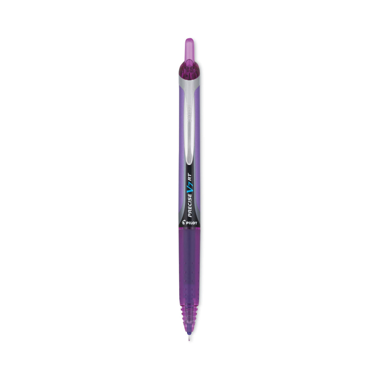 Pilot Precise V7RT Roller Ball Pen, Retractable, Fine 0.7 mm, Purple Ink, Purple Barrel (26071)