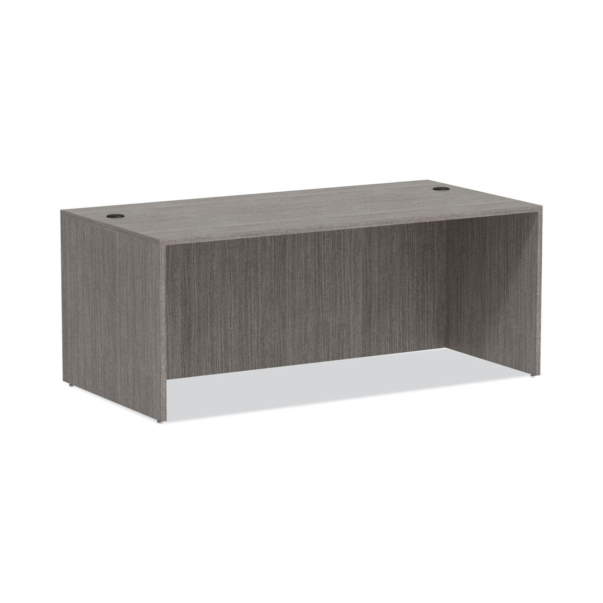 Alera Valencia Series Straight Front Desk Shell, 71" x 35.5" x 29.63", Gray (ALEVA217236GY)