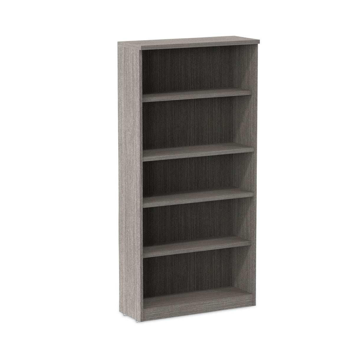 Alera Valencia Series Bookcase, Five-Shelf, 31.75w x 14d x 64.75h, Gray (ALEVA636632GY)