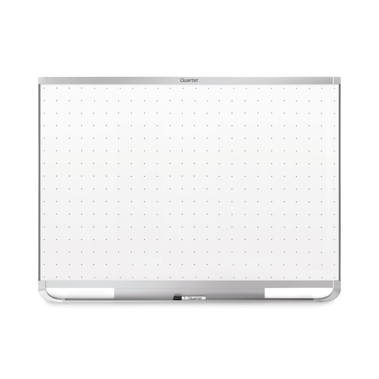 Quartet Prestige 2 Magnetic Total Erase Whiteboard, 48 x 36, White Surface, Silver Aluminum/Plastic Frame (TEM544A)