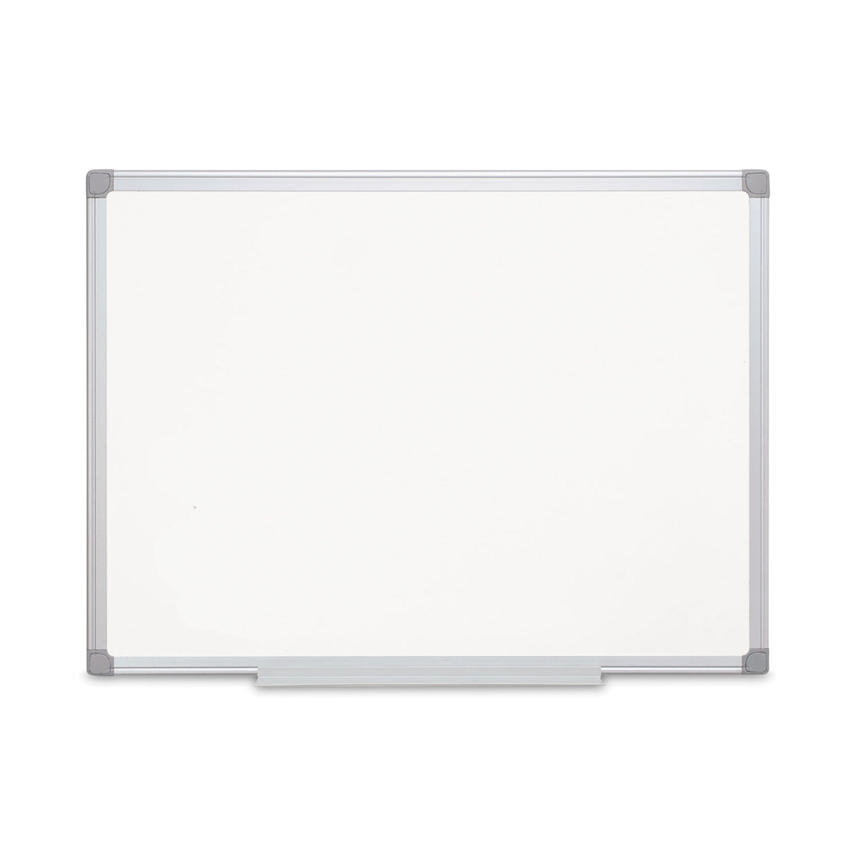 MasterVision Earth Silver Easy-Clean Dry Erase Board, 48 x 36, White Surface, Silver Aluminum Frame (CR0820790)