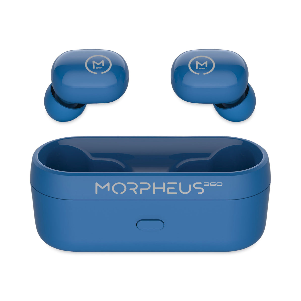 Morpheus 360 Spire True Wireless Earbuds Bluetooth In-Ear Headphones with Microphone, Island Blue (TW1500L)
