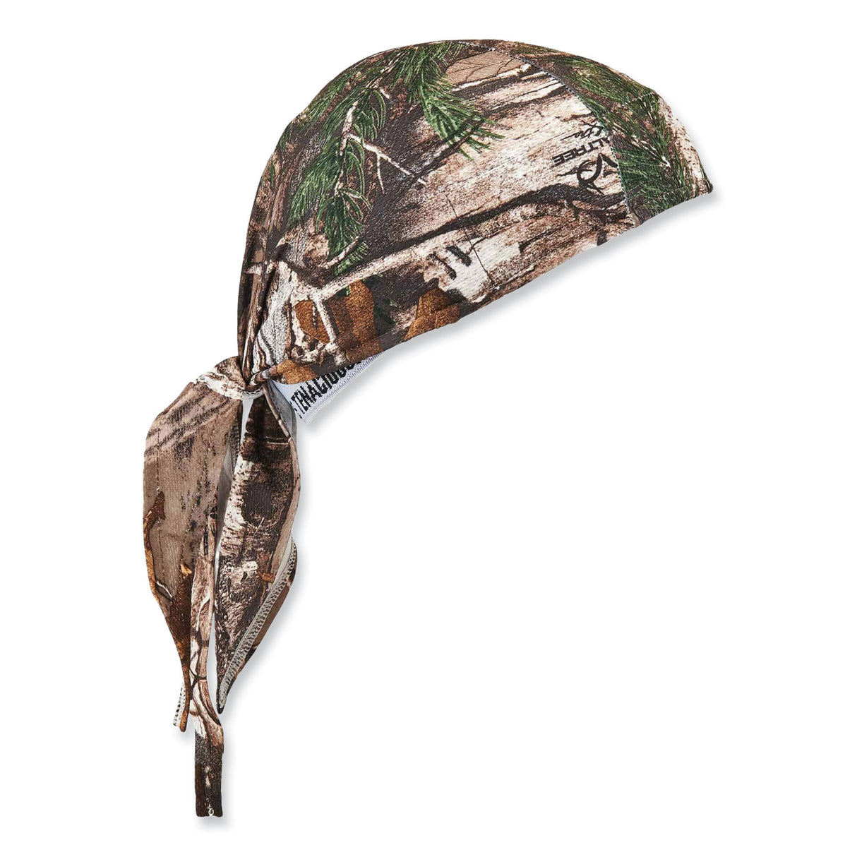 ergodyne Chill-Its 6615 High-Performance Bandana Doo Rag with Terry Cloth Sweatband, One Size Fits Most, RealTree Xtra (12475)