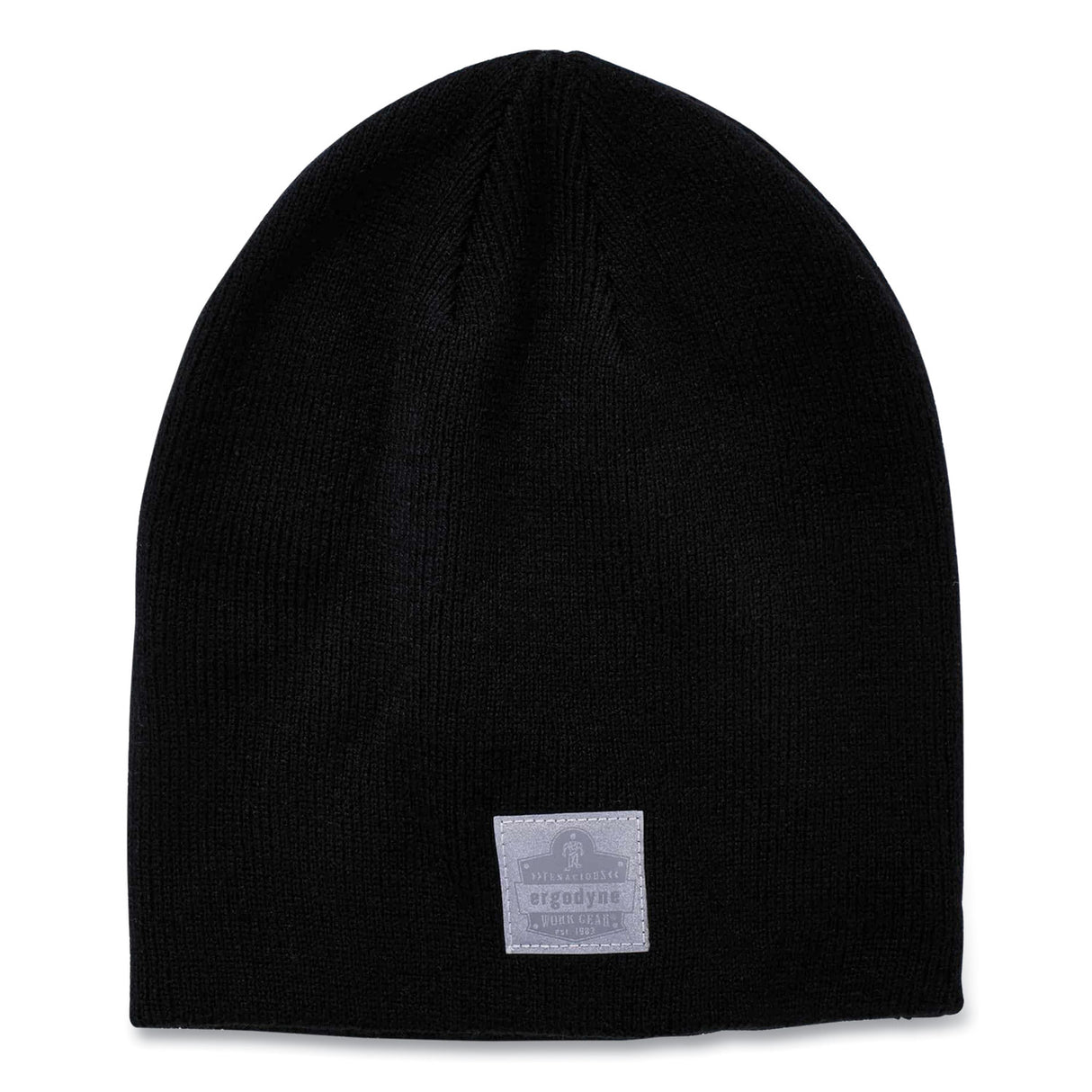 ergodyne N-Ferno 6812 Rib Knit Beanie, One Size Fits Most, Black (16812)