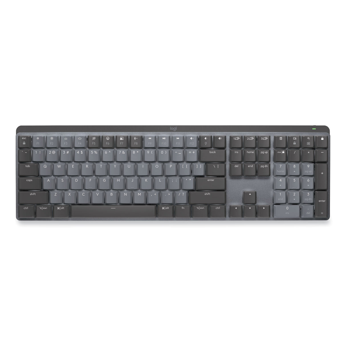Logitech MX Mechanical Wireless Illuminated Performance Keyboard, Graphite (920010547)