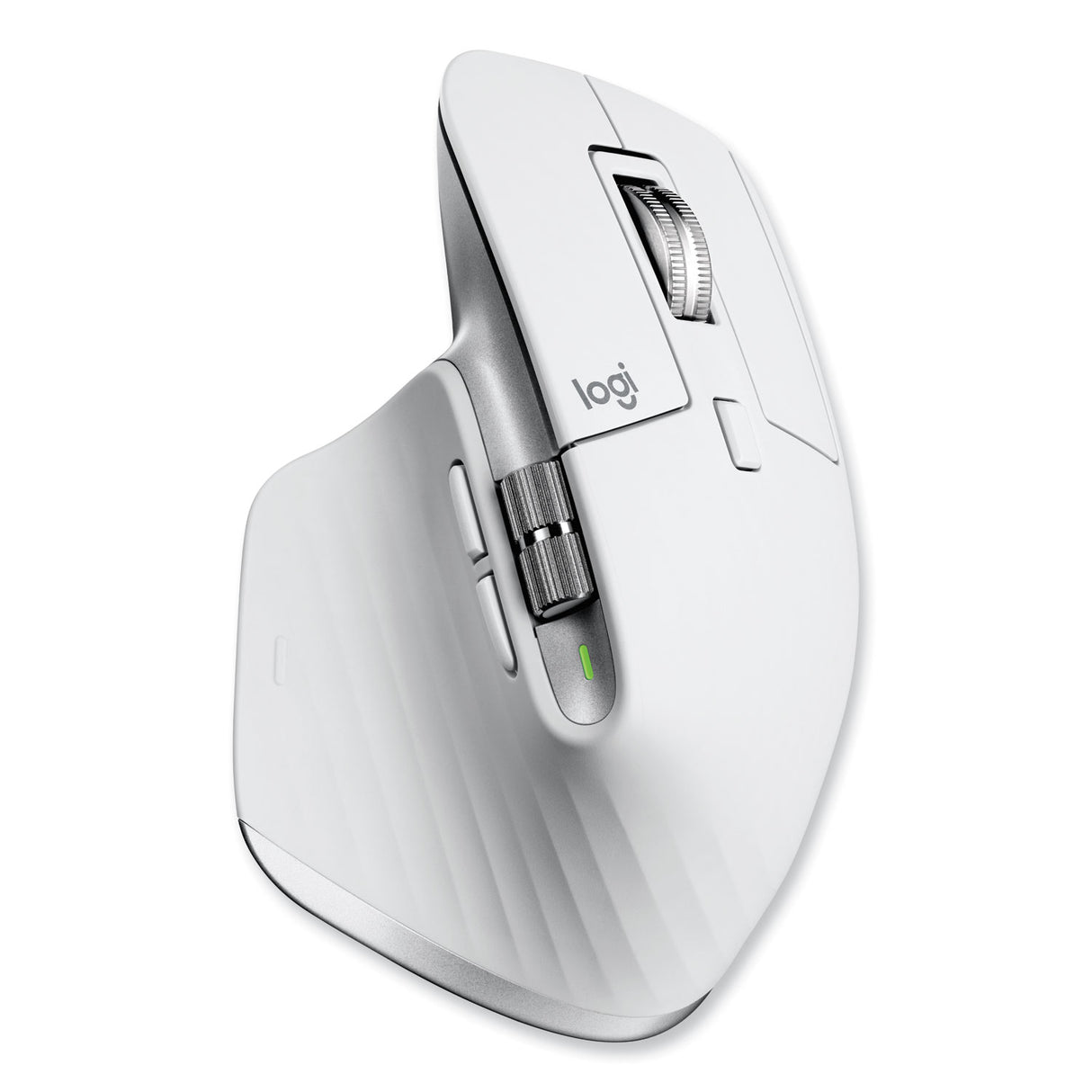 Logitech MX Master 3S Performance Wireless Mouse, 2.4 GHz Frequency/32 ft Wireless Range, Right Hand Use, Pale Gray (910006558)