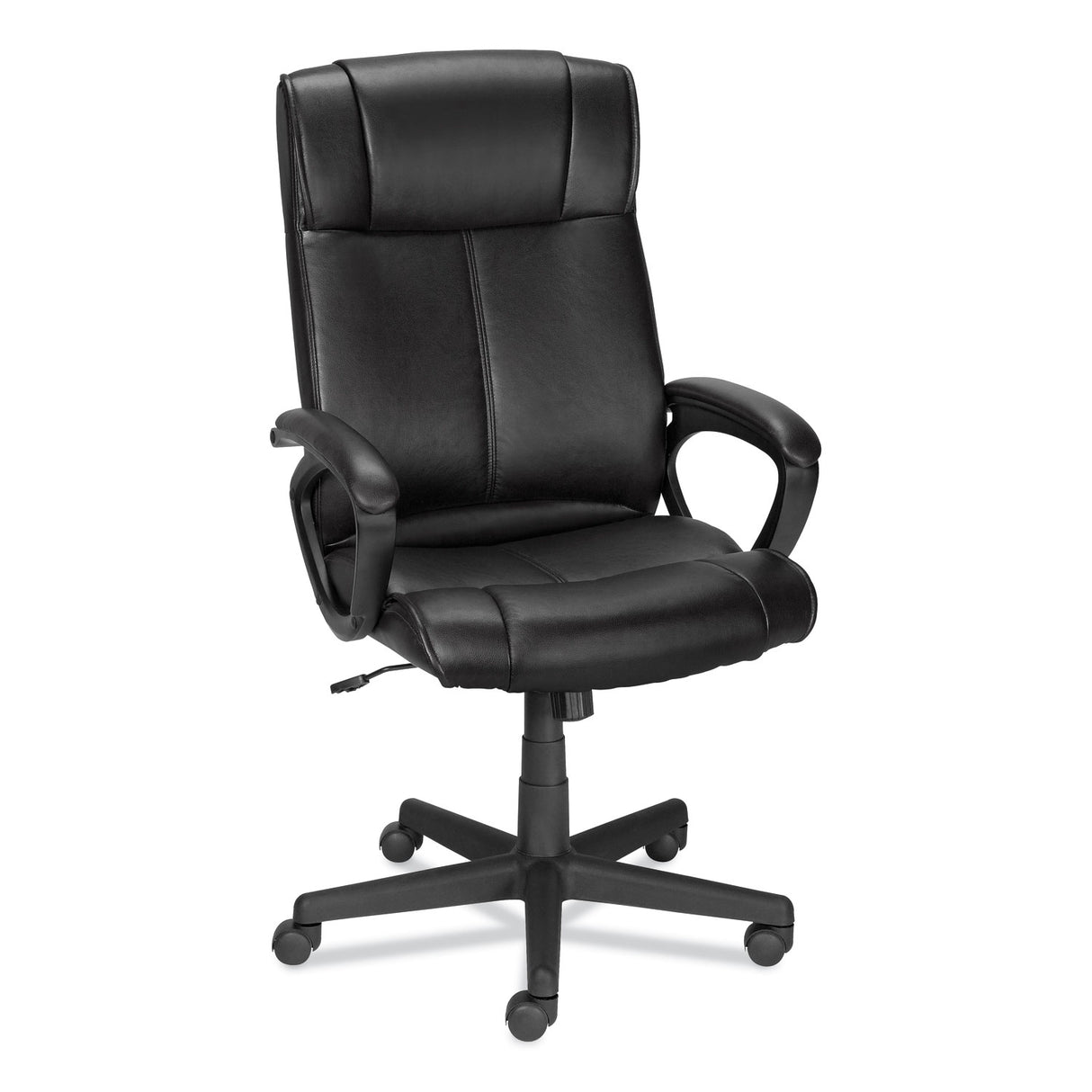 Alera Dalibor Series Manager Chair, Supports Up to 250 lb, 17.5" to 21.3" Seat Height, Black Seat/Back, Black Base (ALEDB41B19)