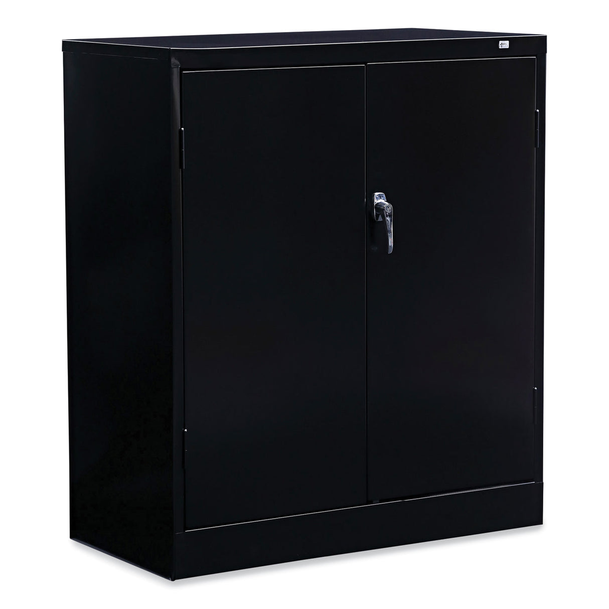 Alera Standard Assembled Storage Cabinet, 36w x 18d x 42h, Black (ALECME4218BK)