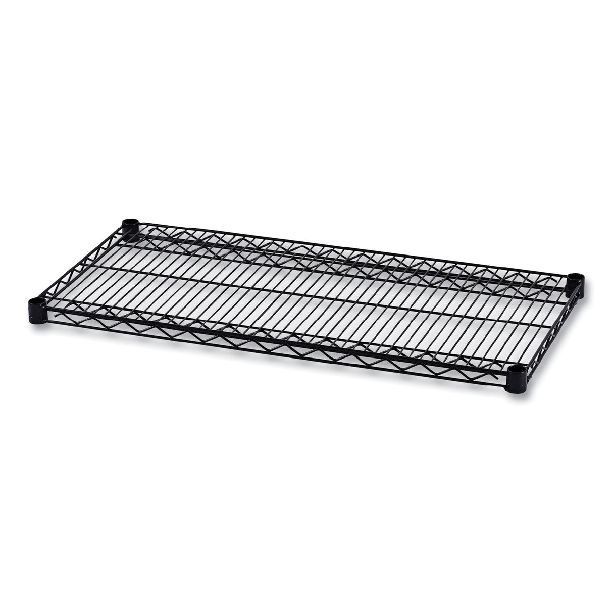 Alera Industrial Wire Shelving Extra Wire Shelves, 36w x 18d, Black, 2 Shelves/Carton (ALESW583618BL)