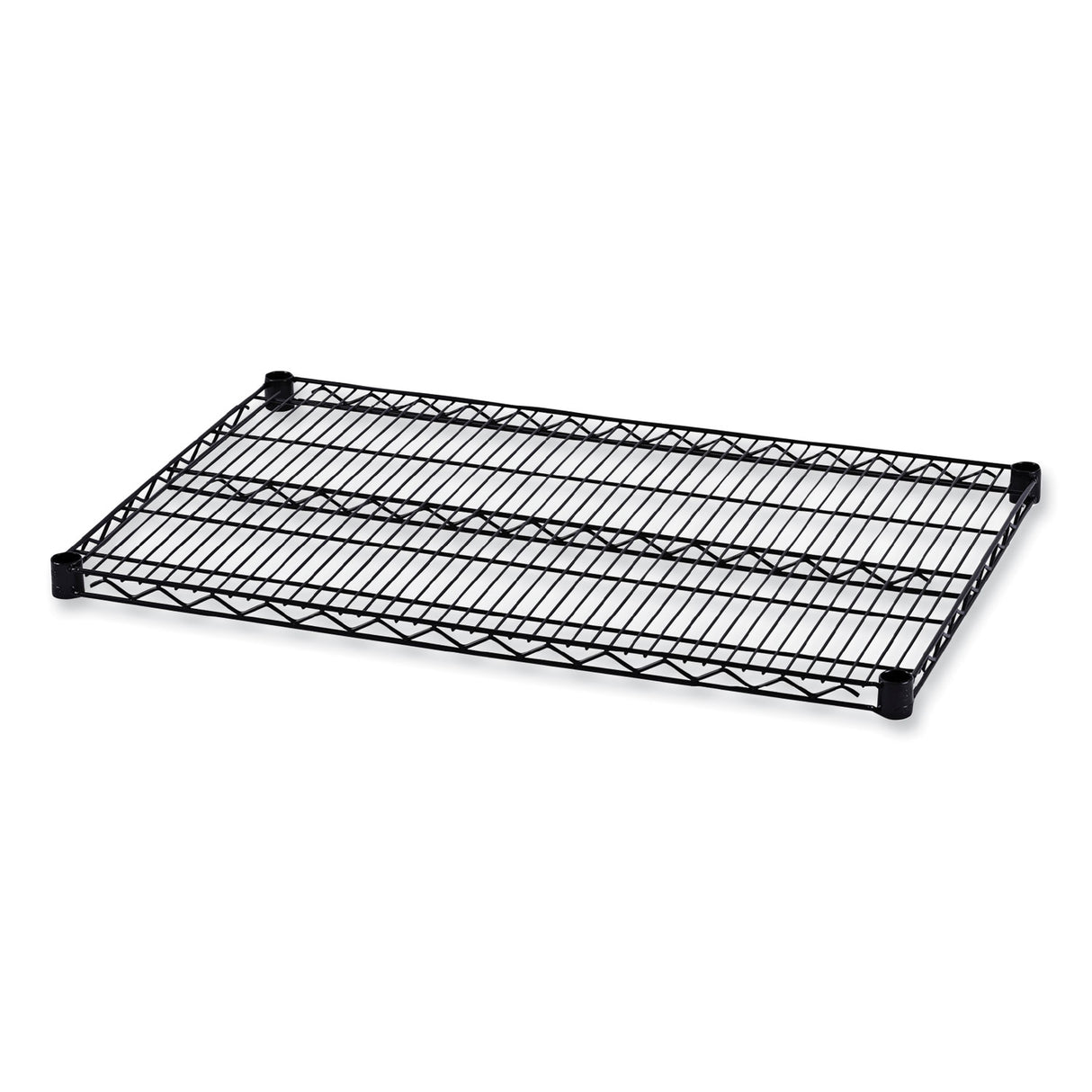 Alera Industrial Wire Shelving Extra Wire Shelves, 36w x 24d, Black, 2 Shelves/Carton (ALESW583624BL)