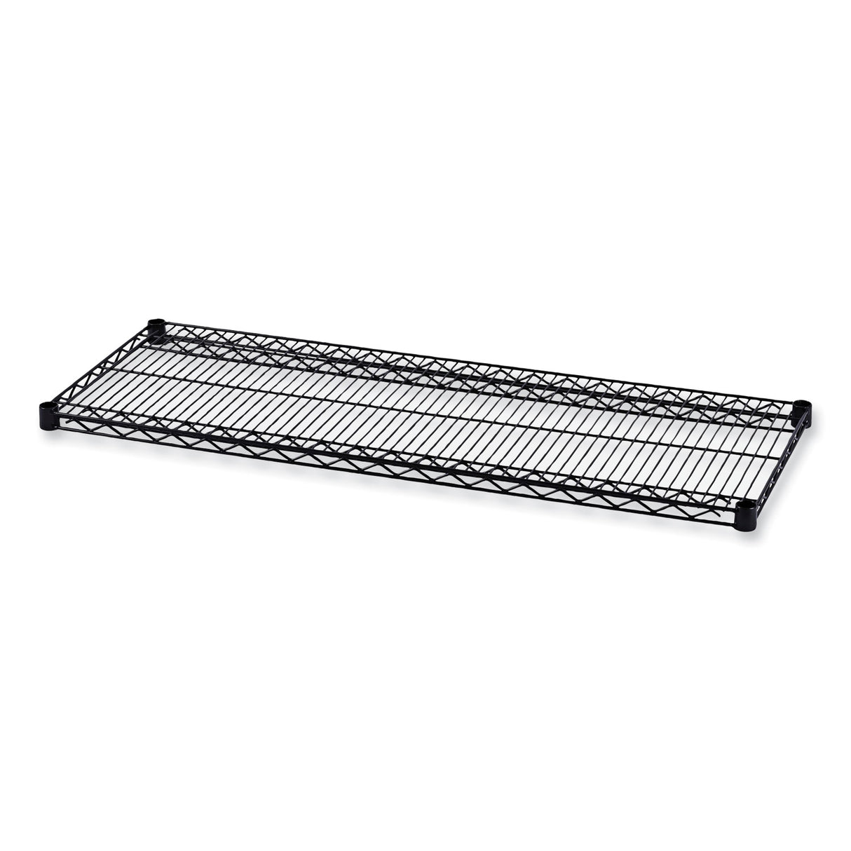 Alera Industrial Wire Shelving Extra Wire Shelves, 48w x 18d, Black, 2 Shelves/Carton (ALESW584818BL)