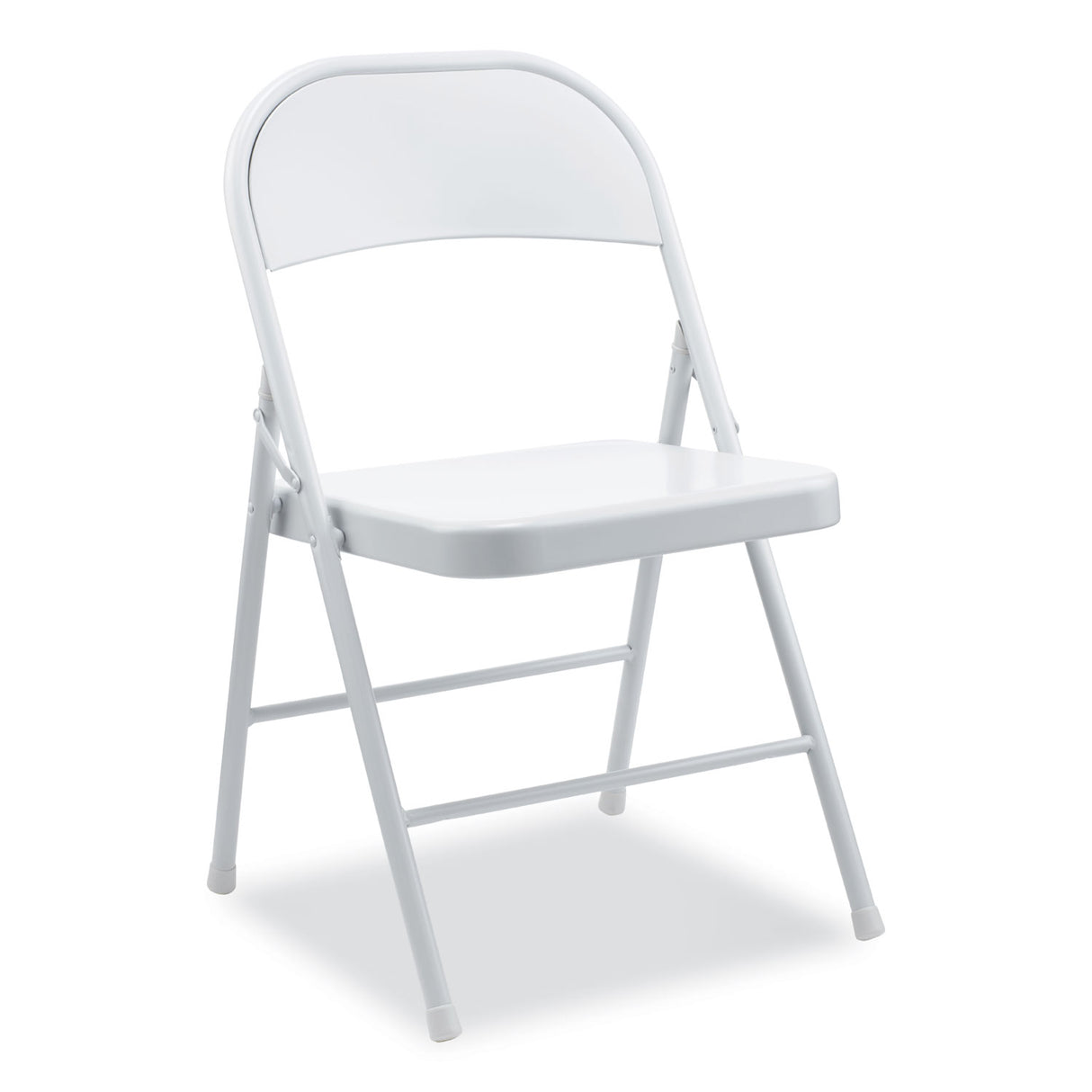 Alera Armless Steel Folding Chair, Supports Up to 275 lb, Gray Seat, Gray Back, Gray Base, 4/Carton (ALECA940)