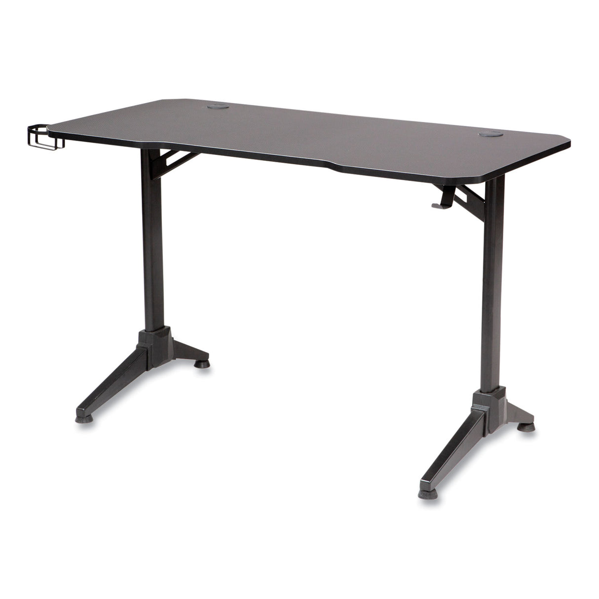Safco Ultimate Computer Gaming Desk, 47.2" x 23.6" x 29.5", Black/Black (5393BL)