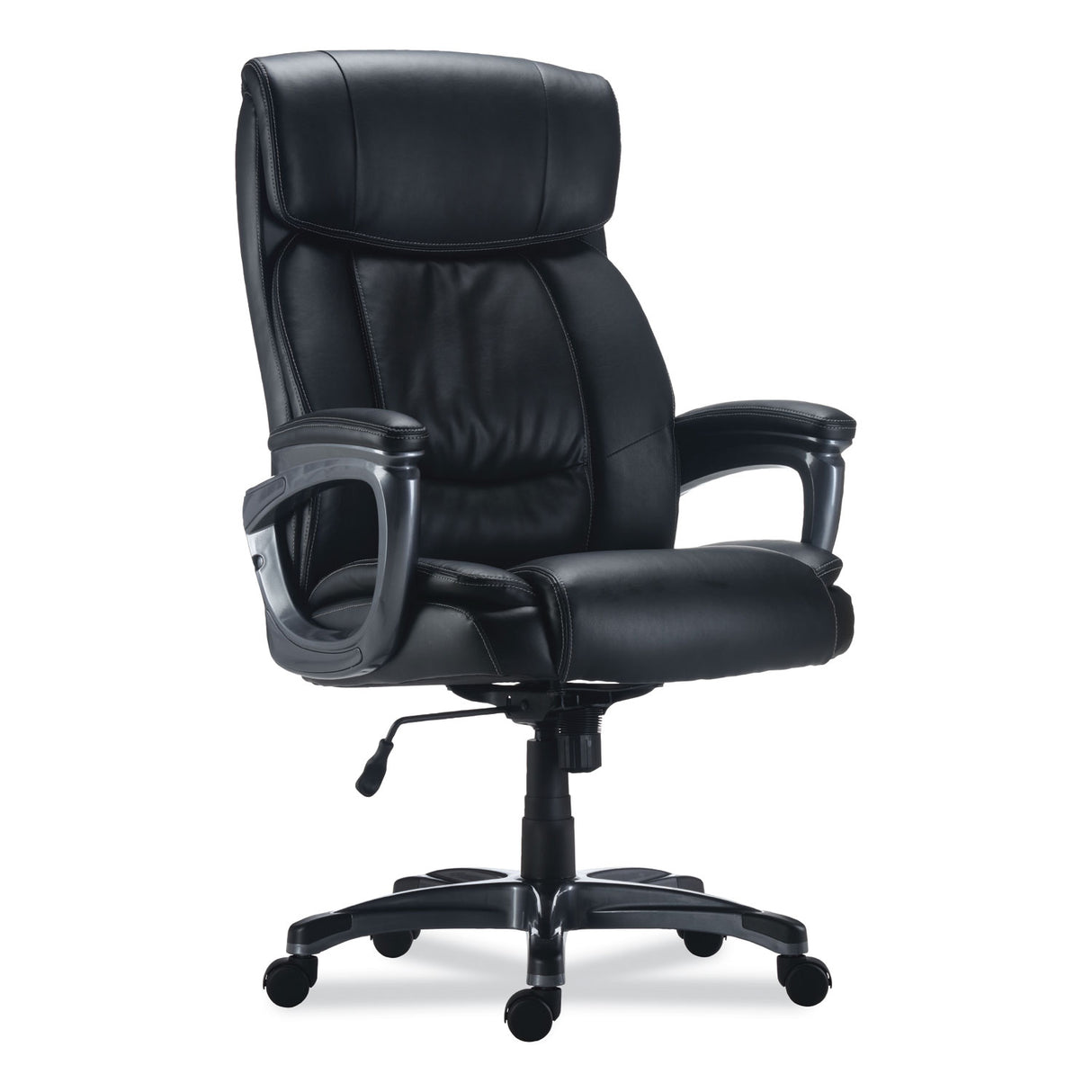 Alera Egino Big and Tall Chair, Supports Up to 400 lb, Black Seat/Back, Black Base (ALEEG44B19)