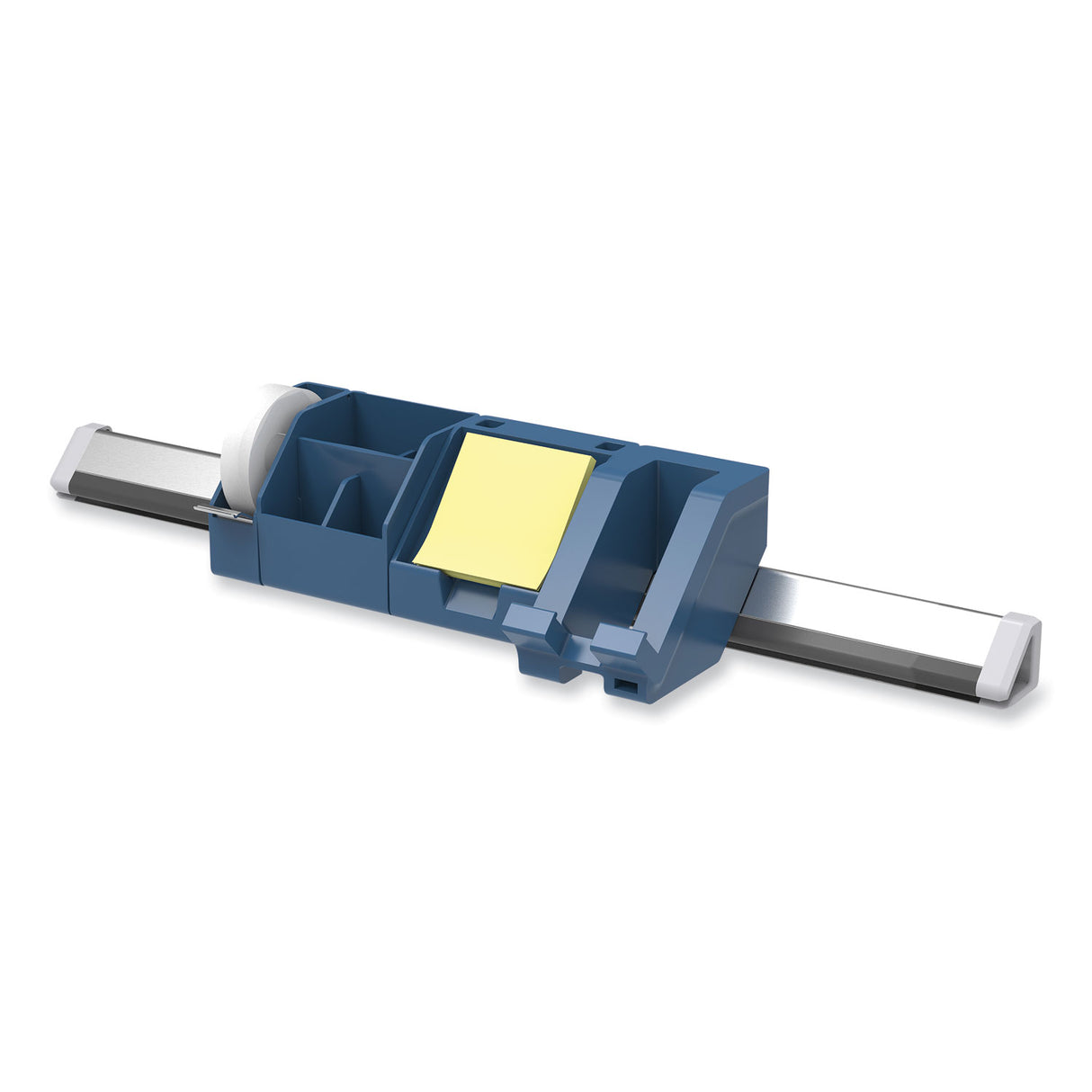 Bostitch Konnect Desk Organizer and Cable Management Five-Piece Kit, Plastic, Blue (KTCKIT1BLUE)