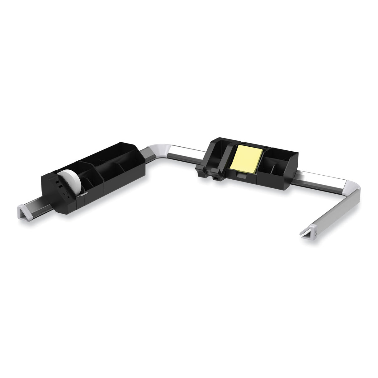 Bostitch Konnect Desk Organizer and Cable Management 14-Piece Kit, Plastic, Black (KTCKIT4BLK)