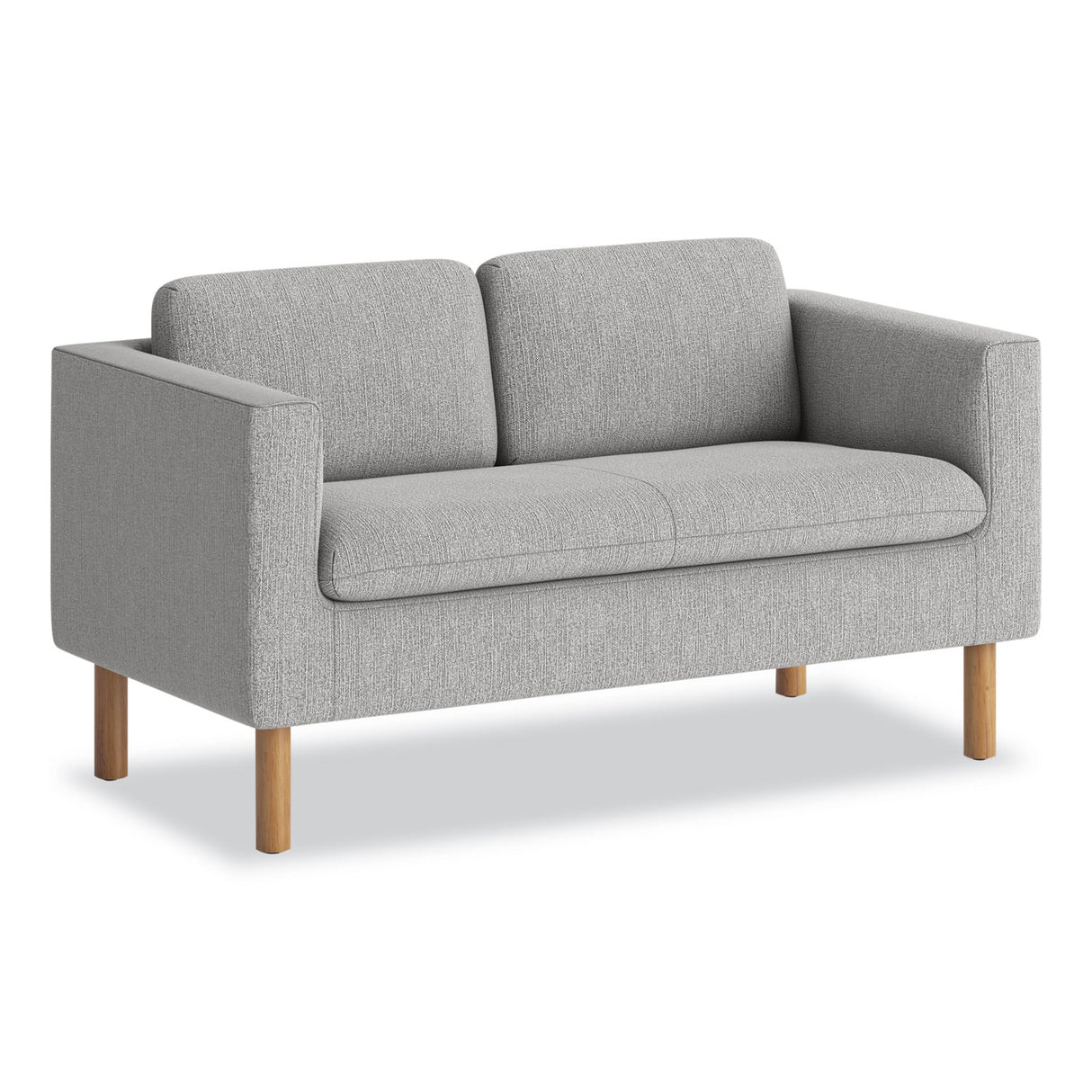 HON Parkwyn Series Loveseat, 53.5w x 26.75d x 29h, Gray (VP3LLOVEGRY)