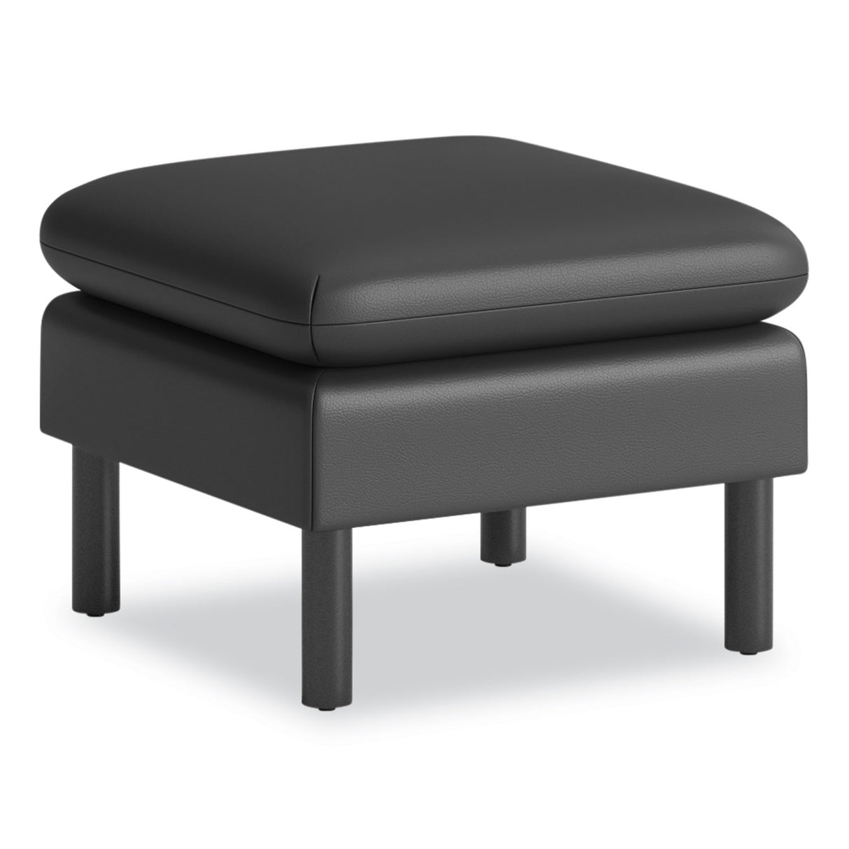 HON Parkwyn Series Ottoman, 23" x 23" x 17.5", Black (VP3LOTTBLK)