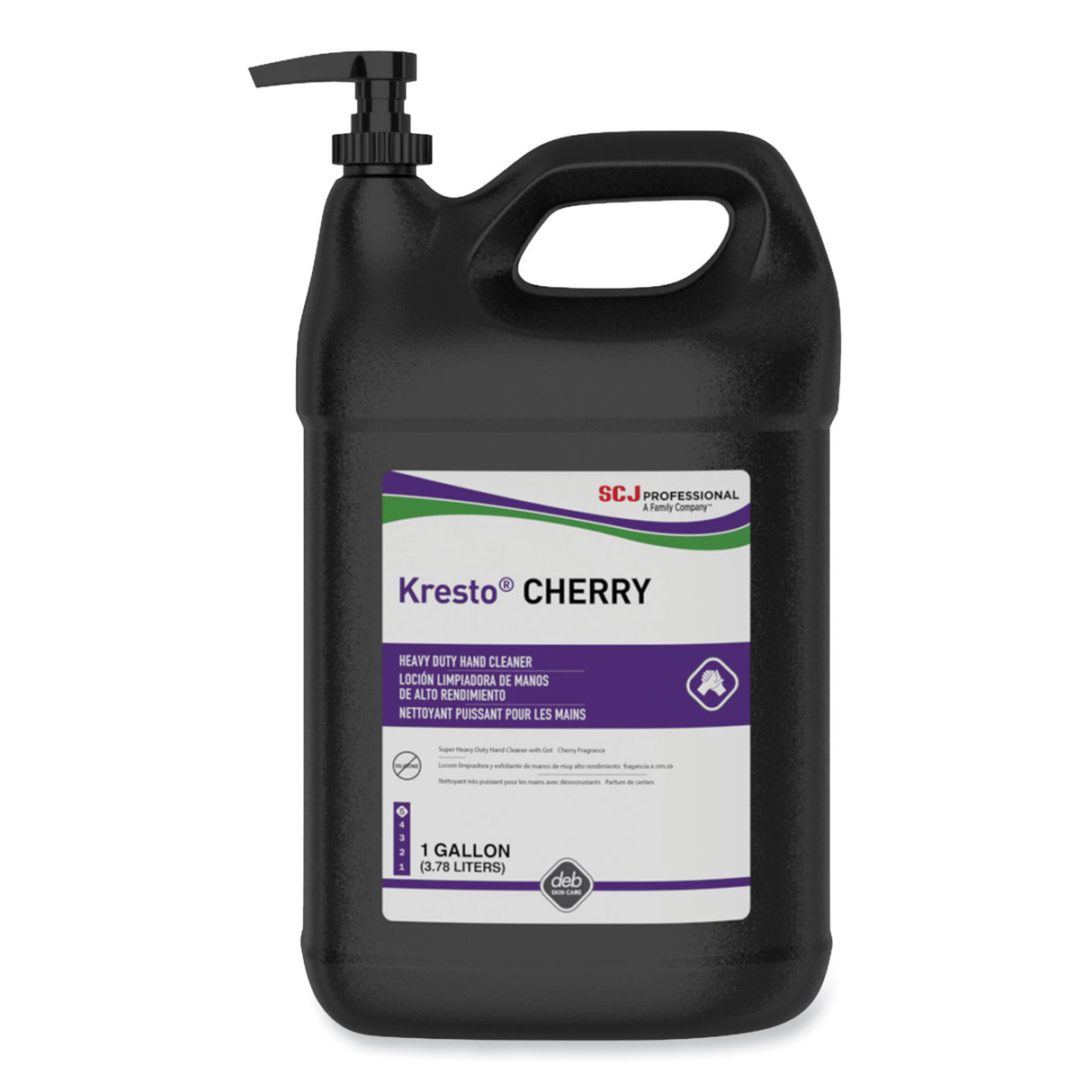 SC Johnson Professional Kresto Cherry Heavy Duty Hand Cleaner Manual Cartridge, Cherry Scent, 1 gal, 4/Carton (KCH1G)