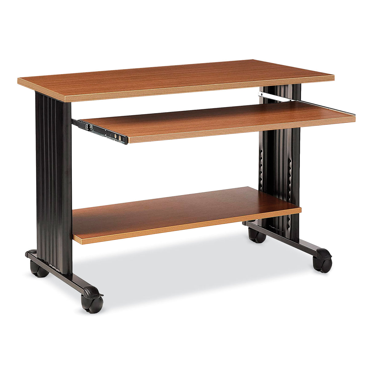 Safco Muv Standing Desk, 35.5" x 22" x 30.5", Cherry (1921CY)
