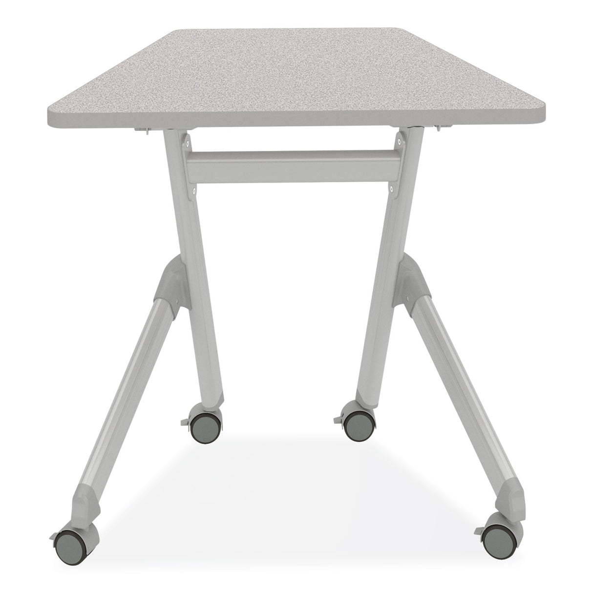 Safco Learn Nesting Trapezoid Desk, 32.83" x 22.25" to 29.5", Gray (1226GR)