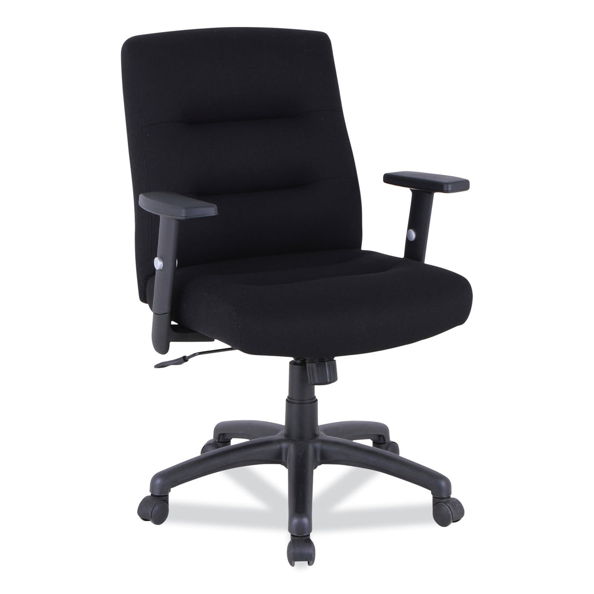 Alera Kesson Series Petite Office Chair, Supports Up to 300 lb, 17.71" to 21.65" Seat Height, Black (ALEKS4010)