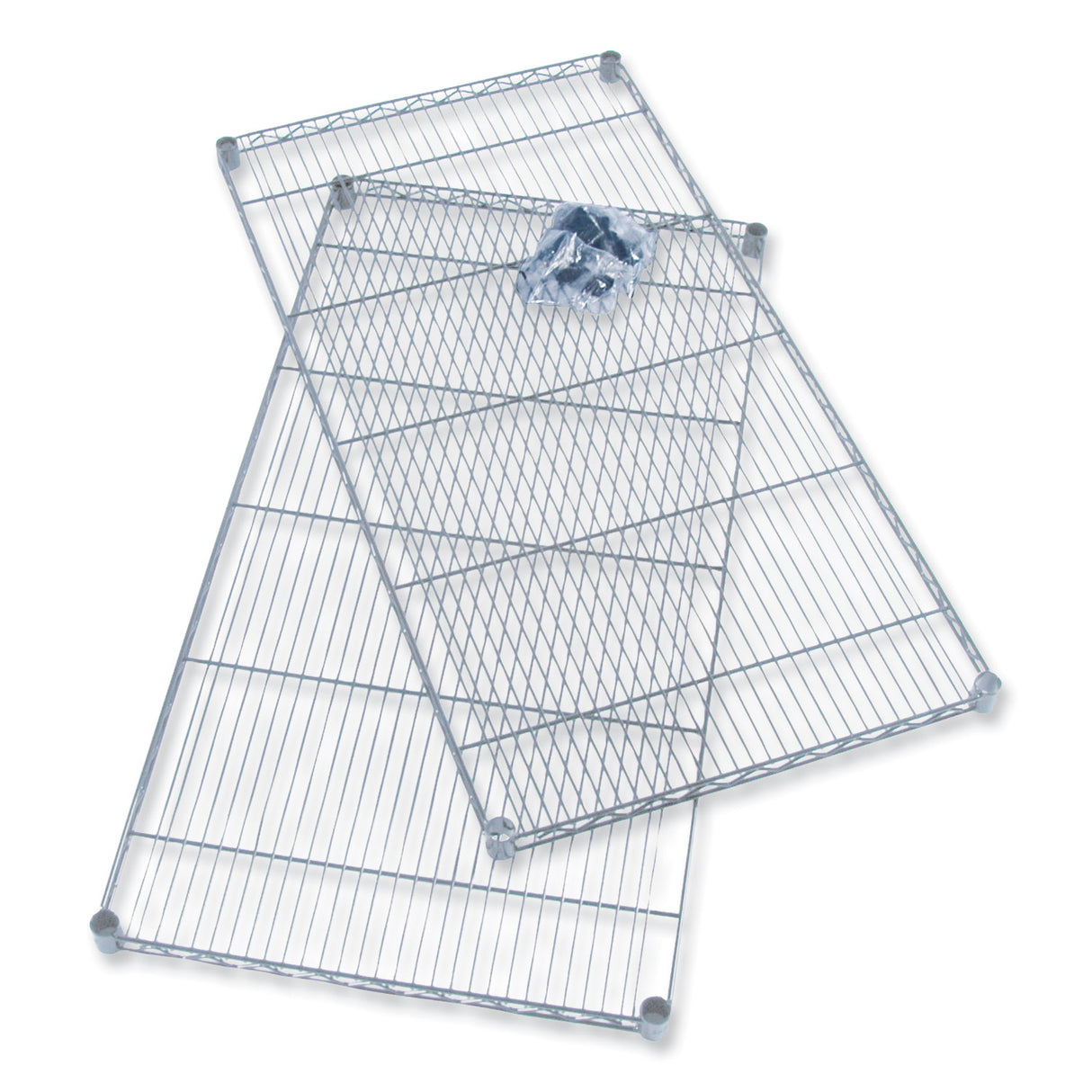 Safco Industrial Extra Shelf Pack, 36w x 24d x 1.5h, Steel, Metallic Gray, 2/Pack (5290GR)