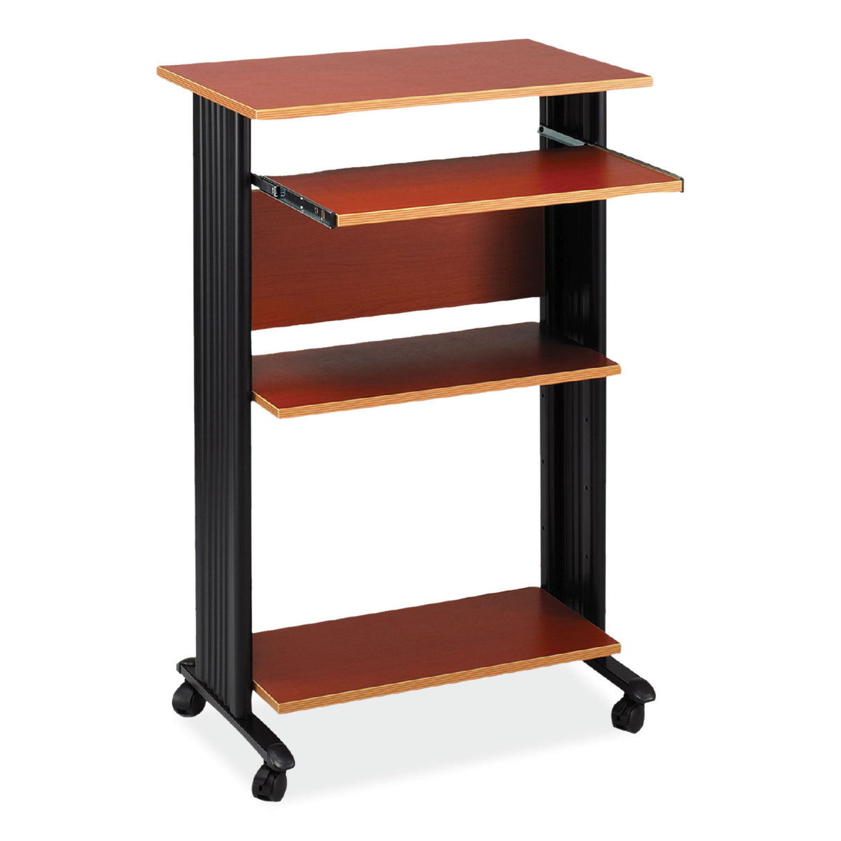 Safco Muv Standing Desk, 29.5" x 22" x 45", Cherry (1923CY)