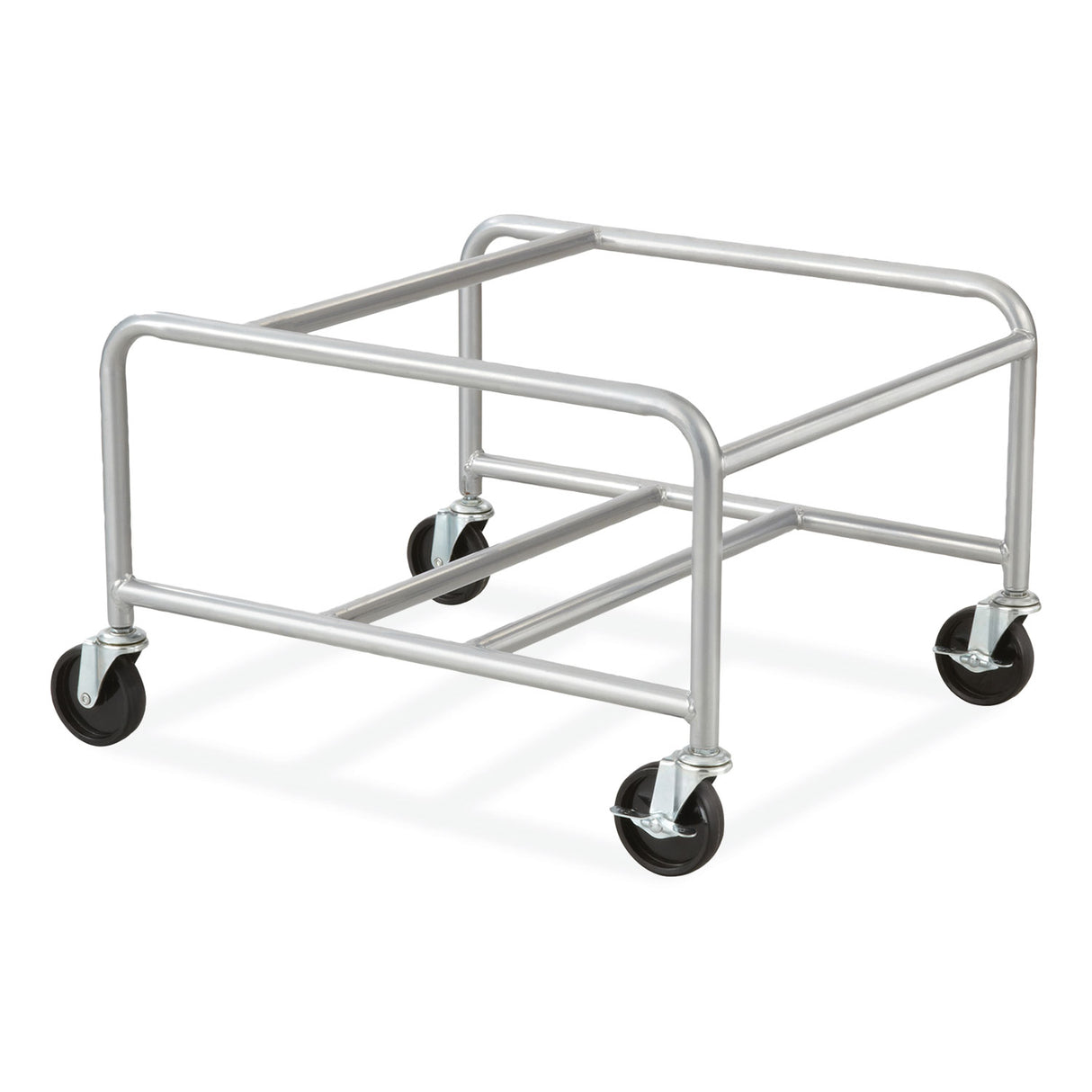 Safco Sled Base Stack Chair Cart, Metal, 500 lb Capacity, 23.5" x 27.5" x 17", Silver (4190SL)