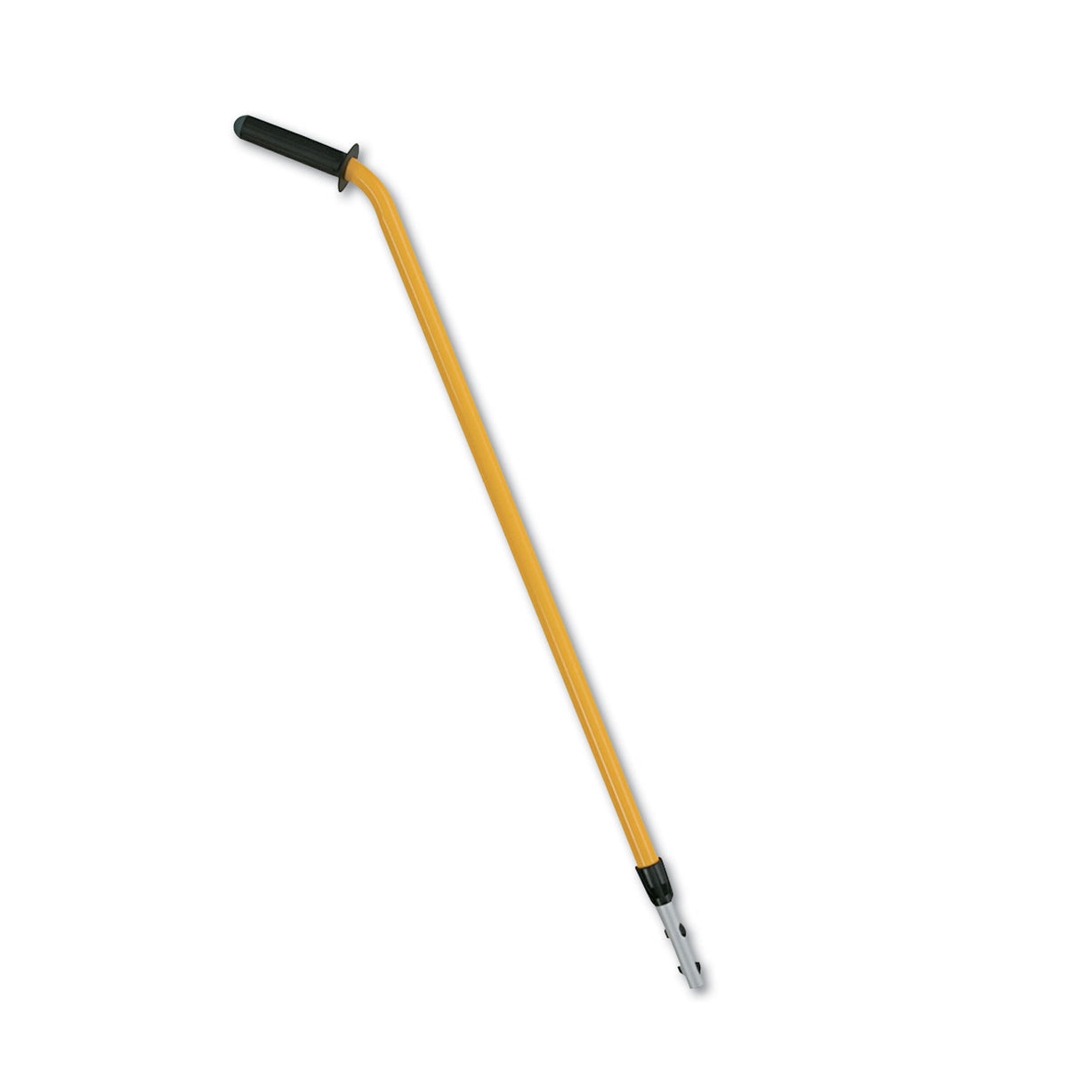 Rubbermaid HYGEN 48-72" Quick-Connect Ergo Adjustable Handle, Black/Yellow (Q760)