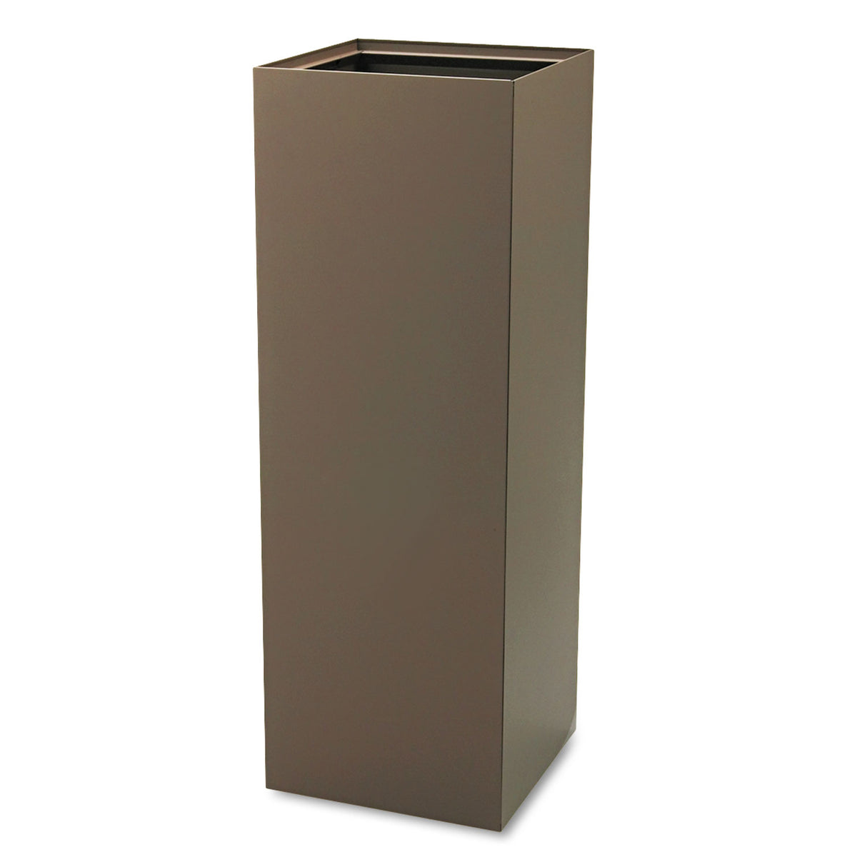 Safco Public Square Recycling Receptacles, Paper Recycling, 42 gal, Steel, Brown (2984BR)