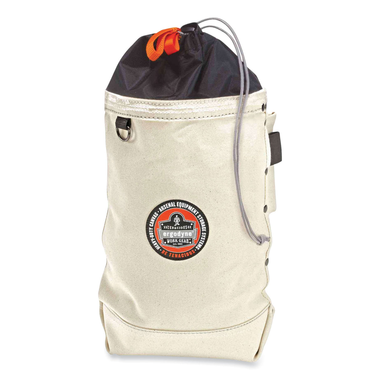 ergodyne Arsenal 5728 Topped Tall Bolt Bag, 5 x 10 x 13, Canvas, White (14428)