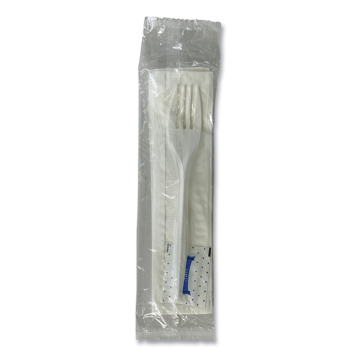 Boardwalk Three-Piece Utensil Set, Fork/Napkin/Salt Packet, White, 500/Carton (BWK3KITMW)