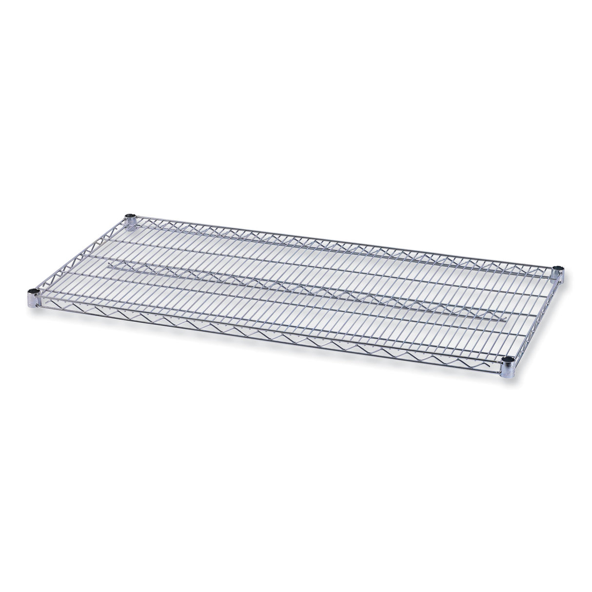 Alera Industrial Wire Shelving Extra Wire Shelves, 48w x 24d, Silver, 2 Shelves/Carton (ALESW584824SR)