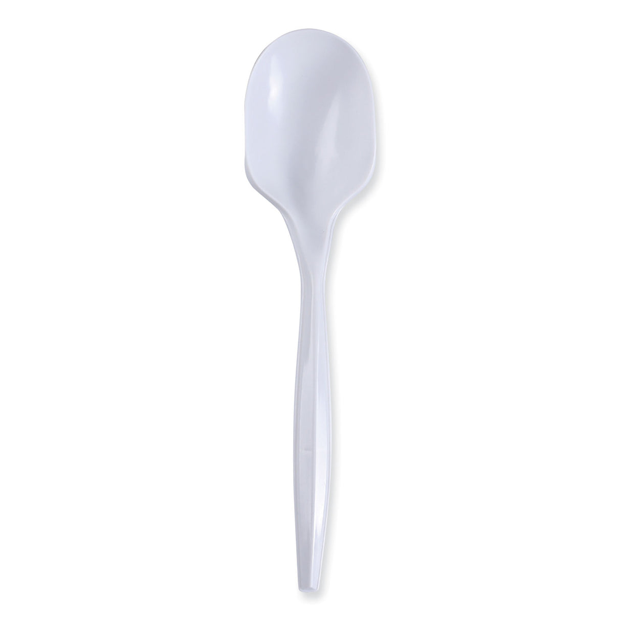 Boardwalk Mediumweight Wrapped Polypropylene Cutlery, Soup Spoon, White, 1,000/Carton (BWKSSMWPPWIW)
