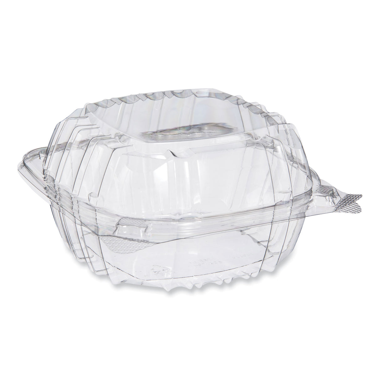 Clearseal Hinged-lid Plastic Containers, 5.86w X 3.11h, Clear, Plastic, 500/carton