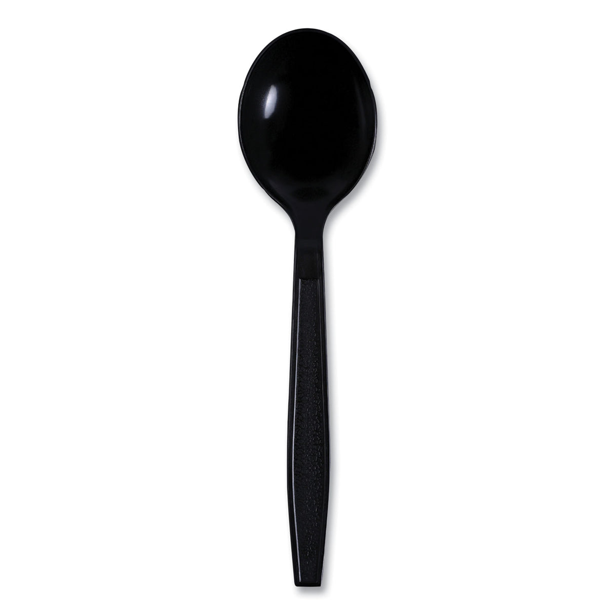 Boardwalk Heavyweight Wrapped Polypropylene Cutlery, Soup Spoon, Black, 1,000/Carton (BWKSSHWPPBIW)